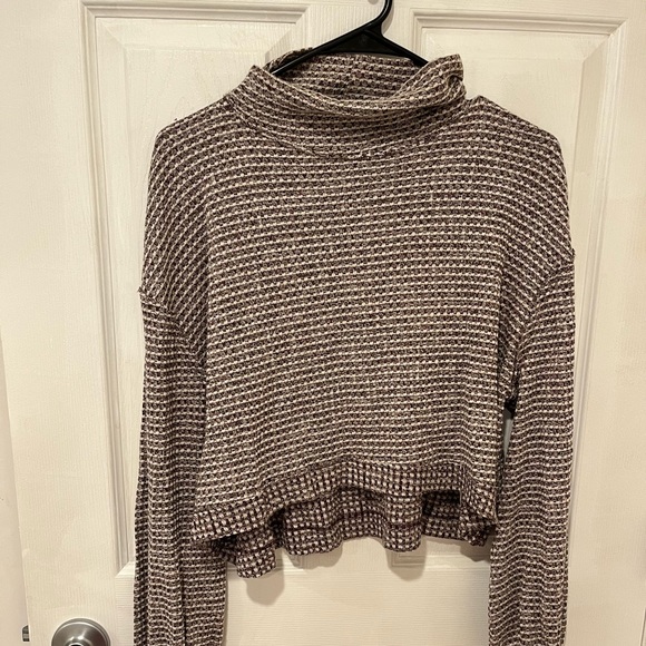 Free People Turtleneck Waffle Knit✨ - Picture 11 of 13